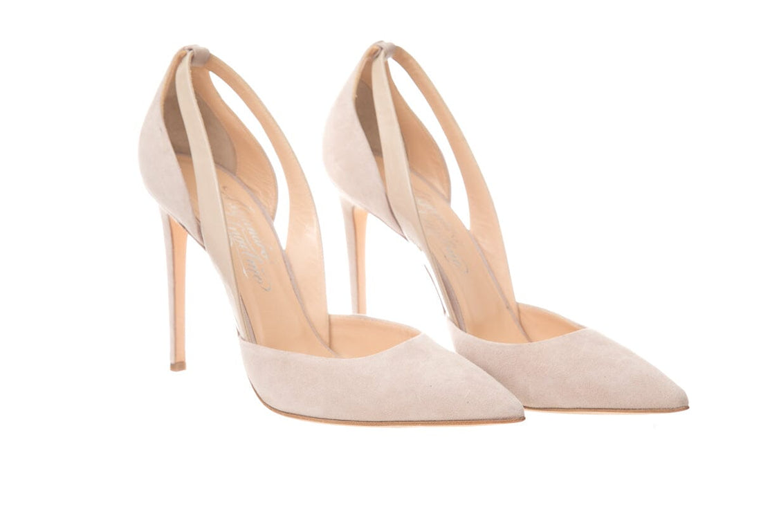 Alejandro Ingelmo FLAVIA Taupe Heels SZ 37.5