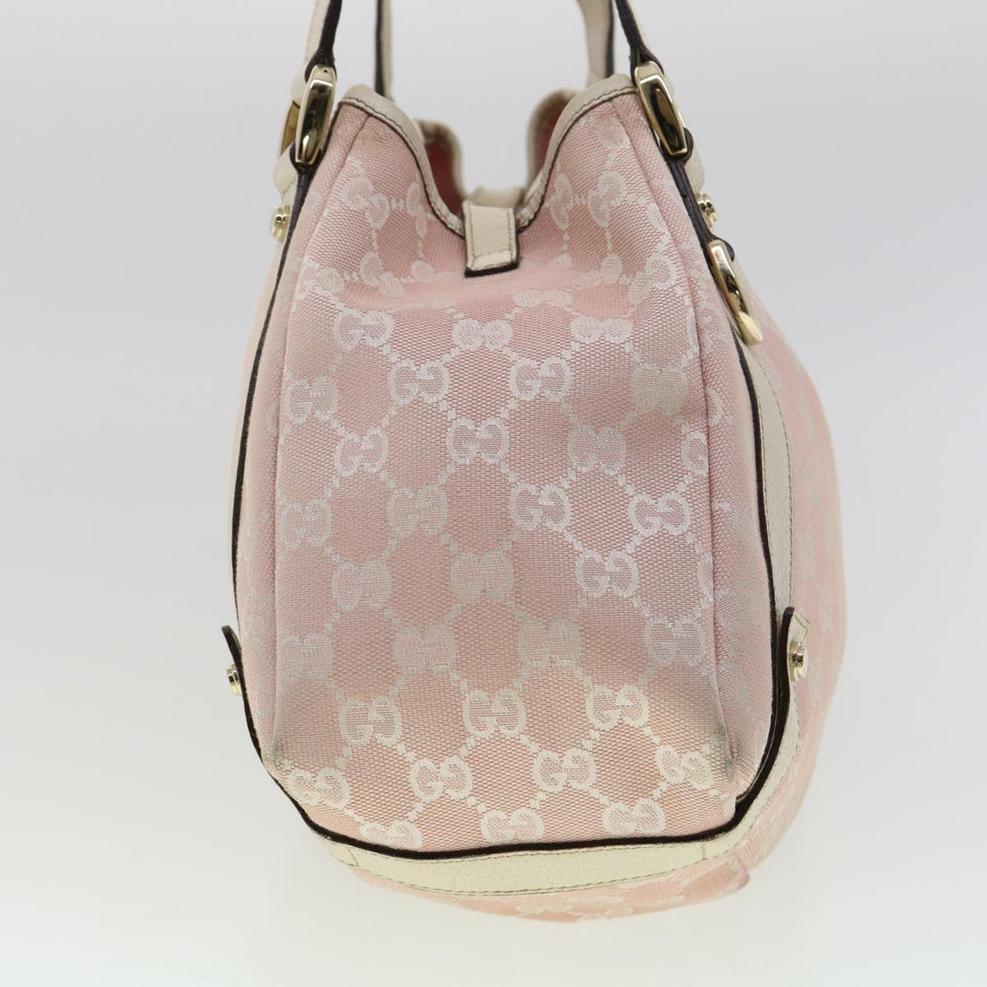 GUCCI GG Canvas Tote Bag Pink 1307363444 am3171