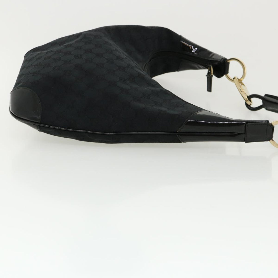 GUCCI GG Canvas Shoulder Bag Canvas Black am3702