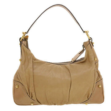 GUCCI Shoulder Bag Leather Brown 204991 am4195