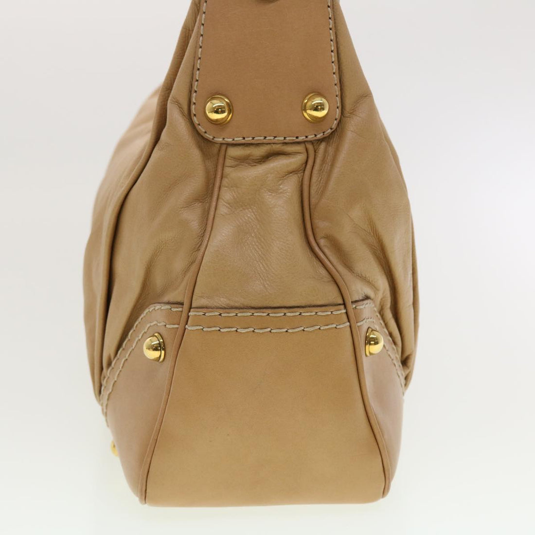 GUCCI Shoulder Bag Leather Brown 204991 am4195