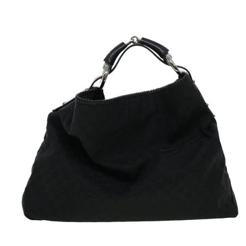 GUCCI GG Canvas Shoulder Bag Black 114900 am4367