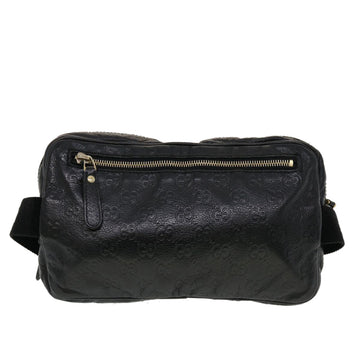 GUCCI GG Canvas Guccissima Waist bag Black 246417 am4450