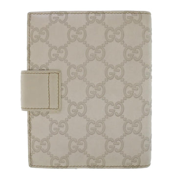 GUCCI GG Canvas Guccissima Day Planner Cover White 115240 am4764