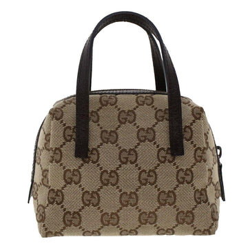 GUCCI GG Canvas Pouch Beige 124541 am4809
