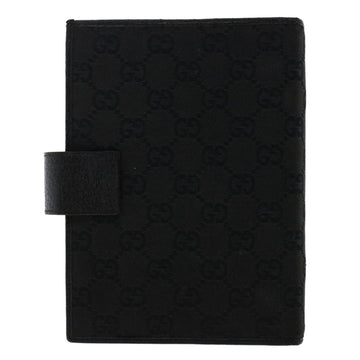 GUCCI GG Canvas Day Planner Cover Canvas Black 115241 am4862