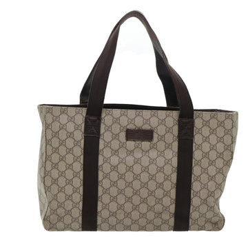 GUCCI GG Canvas Web Sherry Line Shoulder Bag PVC Leather 2Set Beige am4903
