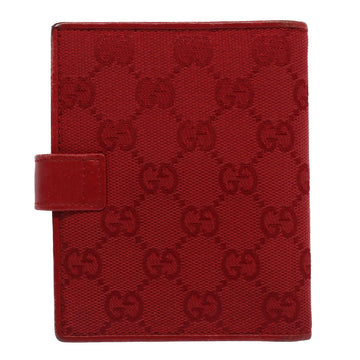 GUCCI GG Canvas Mini Day Planner Cover Red 031.2031.1014 am4916