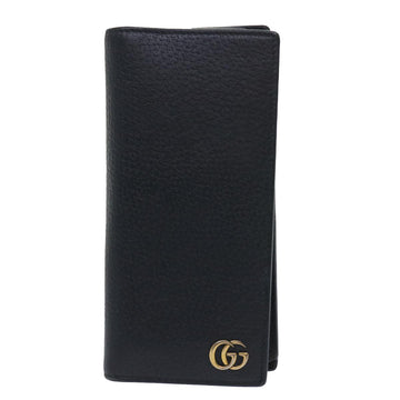 GUCCI GG Marmont Wallet Leather Black am4987