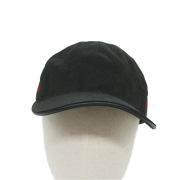 GUCCI GG Canvas Web Sherry Line Cap L size Black Red Green 200035 am5247