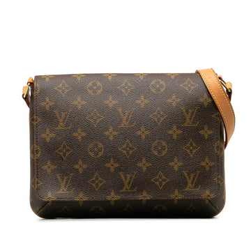 Louis Vuitton Monogram Musette Tango Short Shoulder Bag M51257 Brown