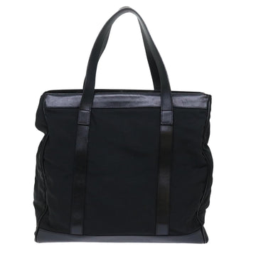 GUCCI Tote Bag Nylon Leather Black 00237540404 ar10076