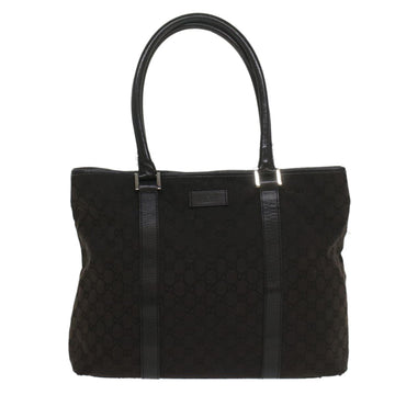 GUCCI GG Canvas Tote Bag Outlet Black 251492 ar10425