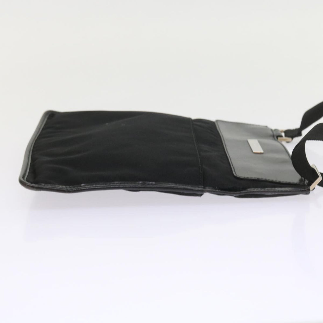 GUCCI Shoulder Bag Canvas Black 019 0348 ar10660