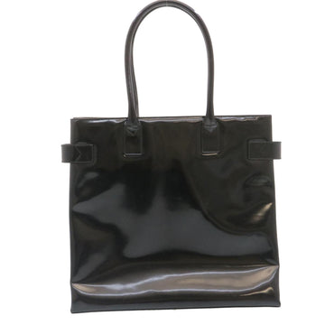 GUCCI Bamboo Tote Bag Leather Black ar6293