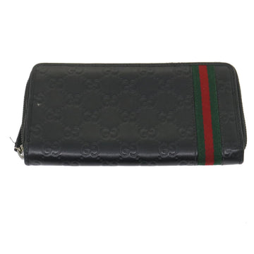 GUCCI GG Canvas Long Wallet Leather 5Set Beige Red black ar6787