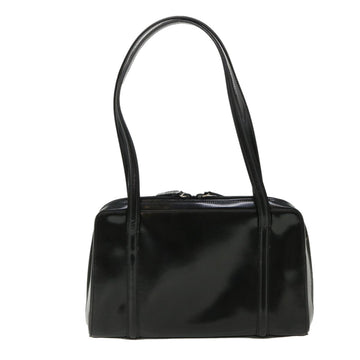 GUCCI Shoulder Bag Patent Leather Black ar8722