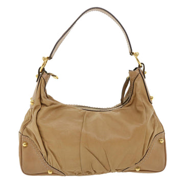 GUCCI Shoulder Bag Leather Beige 211966 ar8735