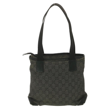 GUCCI GG Canvas Tote Bag Black 28893 ar8950