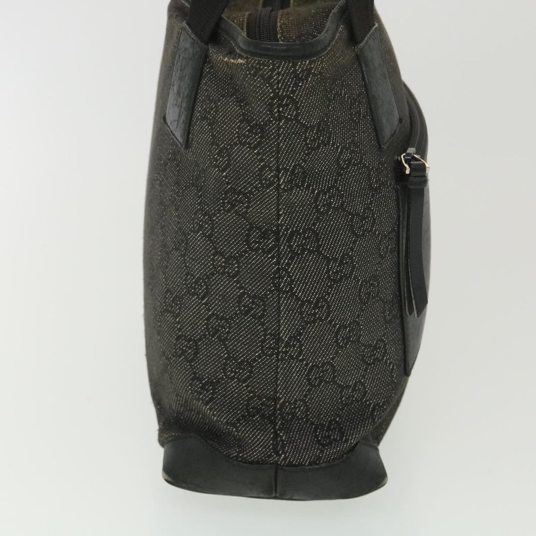 GUCCI GG Canvas Tote Bag Black 28893 ar8950