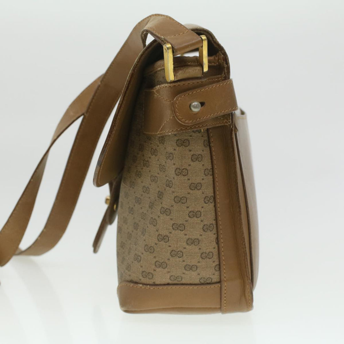 GUCCI Micro GG Canvas Shoulder Bag Beige 001 261 1135 ar8953