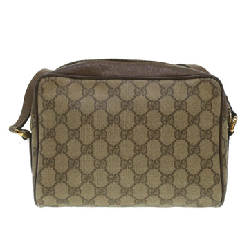 GUCCI GG Canvas Web Sherry Line Shoulder Bag Beige Red Green ar8987