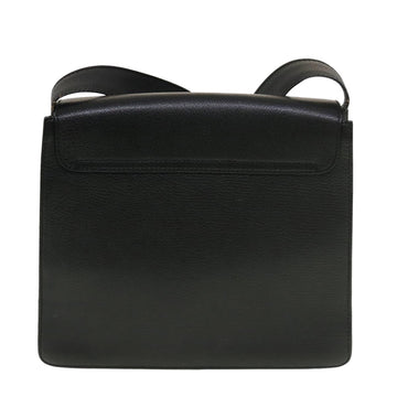 GUCCI Shoulder Bag Leather Black ar9186