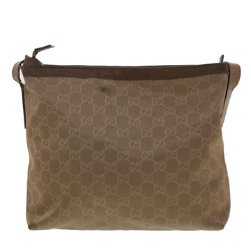 GUCCI GG Canvas Shoulder Bag Brown 314529 ar9228