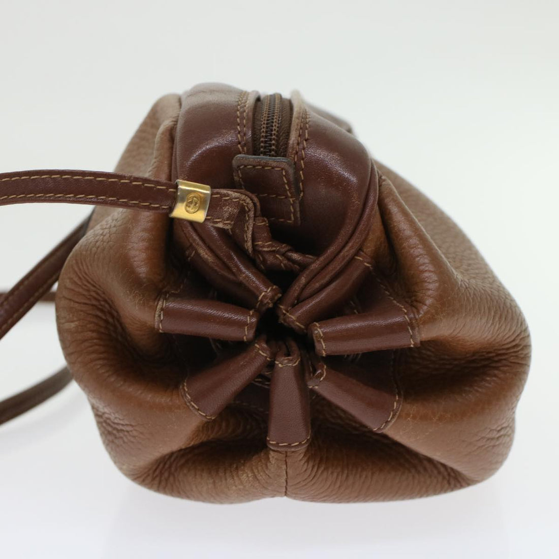 GUCCI Shoulder Bag Leather Brown 007•115•5770 ar9679B