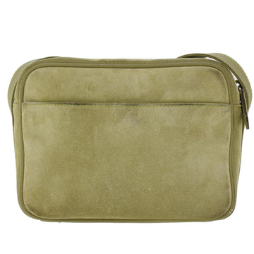 GUCCI Shoulder Bag Suede Green 007•3444•0221 ar9684B