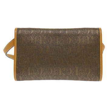 GUCCI Shoulder Bag Canvas Leather Brown 004.115.3410 ar9770