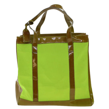 GUCCI Hand Bag Canvas 2Set Yellow ar9899B