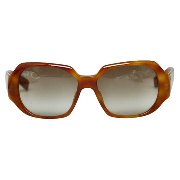 Louis Vuitton Monogram Obsession Curly Grading Lens Sun Glasses Z0028W Brown Gold Plastic  Louis Vuitton