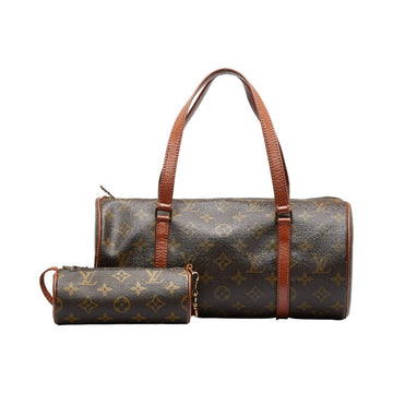 Louis Vuitton Monogram Papillon 30 Handbag M51385 Brown PVC Leather  Louis Vuitton