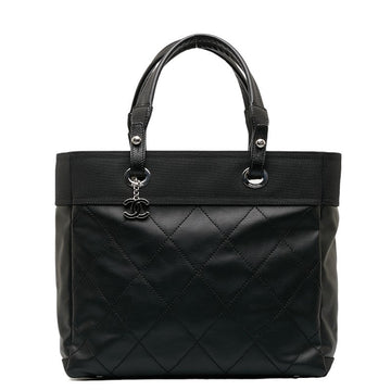 CHANEL COCOMARK PARIBIARITZ  MM Handbags  A34209 Black PVC canvas LADY CHANEL