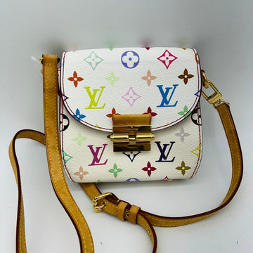 Louis Vuitton Takashi Murakami White Monogram Multicolor Coated Canvas Bag GP22269474