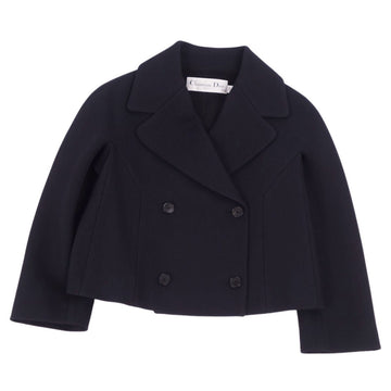 Christian Dior Jacket 2022 Double Brest V11 Cropdow Jacket Out  F36 USA4 I40 Black