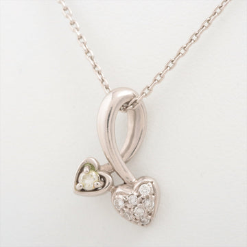 Christian Dior Diamond Necklace Pt900Pt850 4.7g