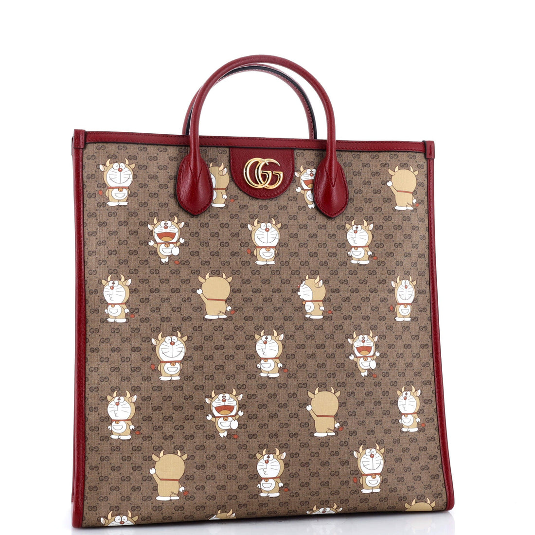 Doraemon Tote Printed Mini GG Coated Canvas Medium