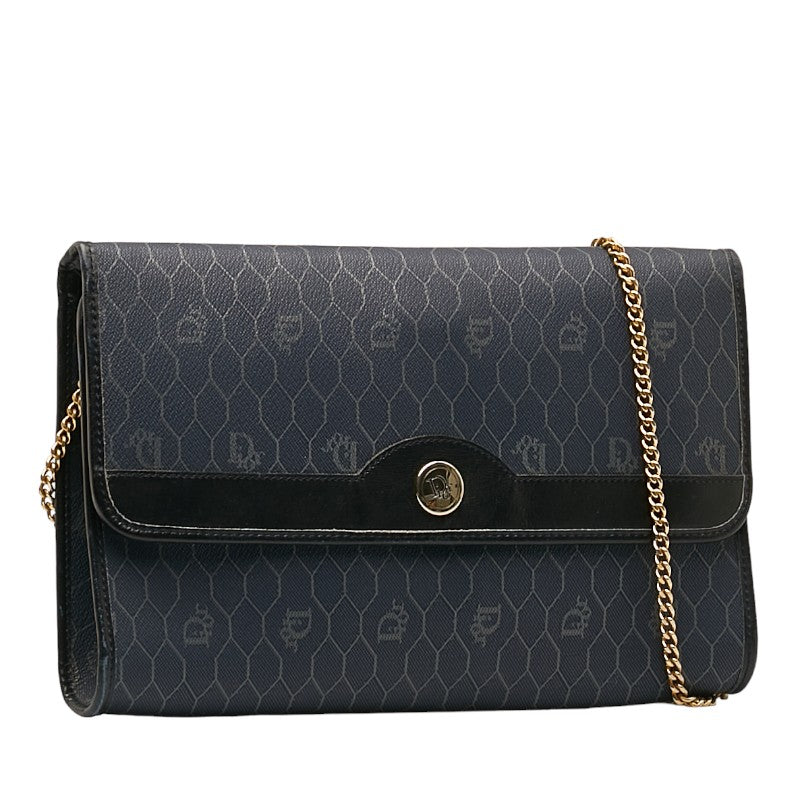 Dior Honeycomb Chain Slipper Shoulder Bag Naive PVC Leather  Dior  Honeycomb Chain []