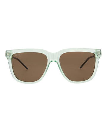 Square-Frame Injection Sunglasses