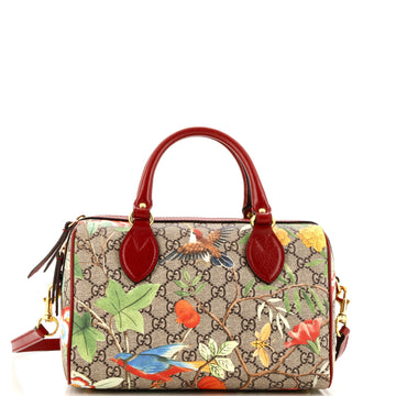 Convertible Boston Bag Tian Print GG Coated Canvas Small