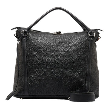 Louis Vuitton Louis Vuitton Monogram Antia M97071  Bag Leather Noir Black