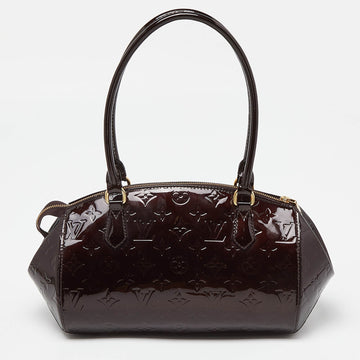 Louis Vuitton Amarante Monogram Vernis Sherwood Pm Bag