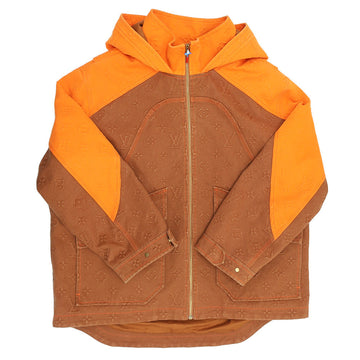 Louis Vuitton Monogram s Denim Jacket Orange Brown Size 54  Apparel Dress Mens Fashion