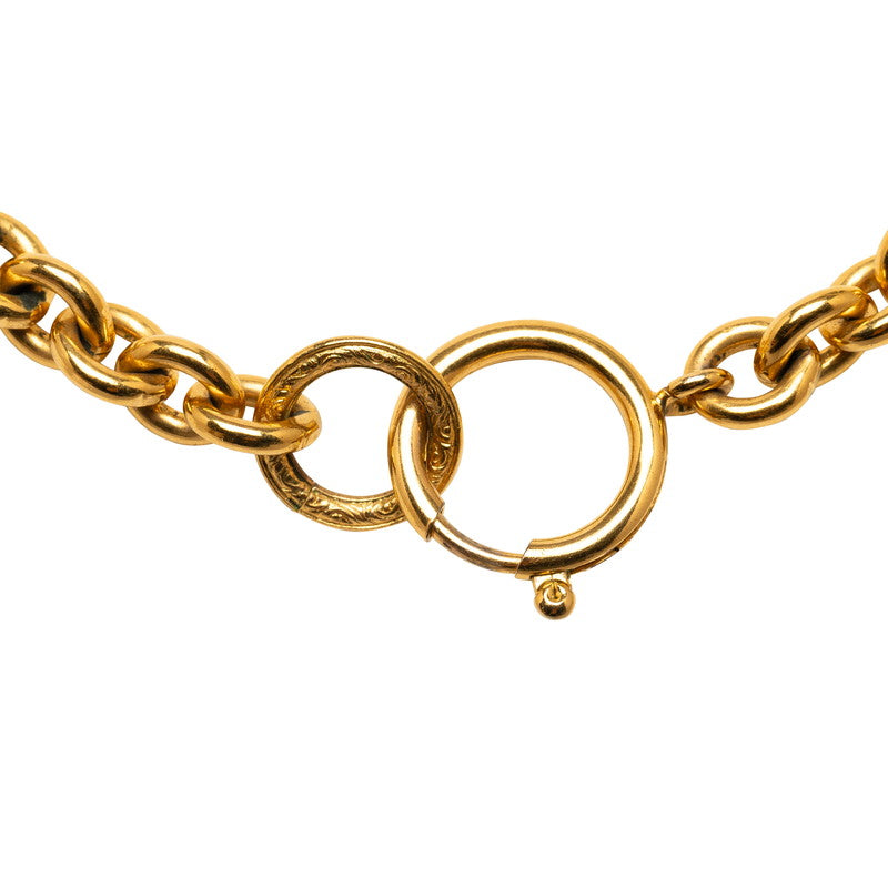 Chanel Vintage Cocomark Round Collar Gold  Ladies Chanel