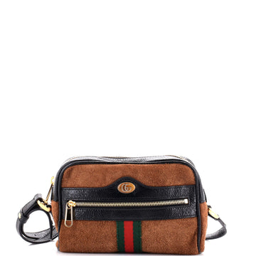Ophidia Shoulder Bag Suede Mini