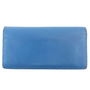 Louis Vuitton Long Wallet Blue Silver G  LV Logo  Mens Unisex Long Wallet Initial  Y.A