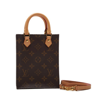 LOUIS VUITTON Monogram Pitt Sacks 2w Mini Handbag PVC Leather Monograms  Leather Handbag  Handbag Ladies Handbags Hybrid