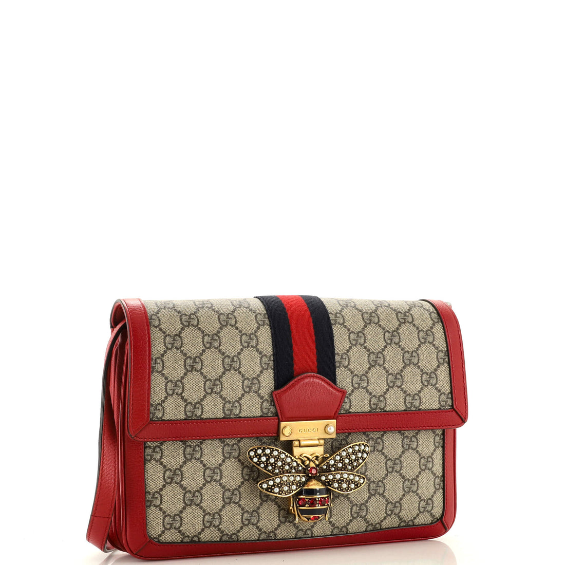 Queen Margaret Shoulder Bag GG Coated Canvas Medium